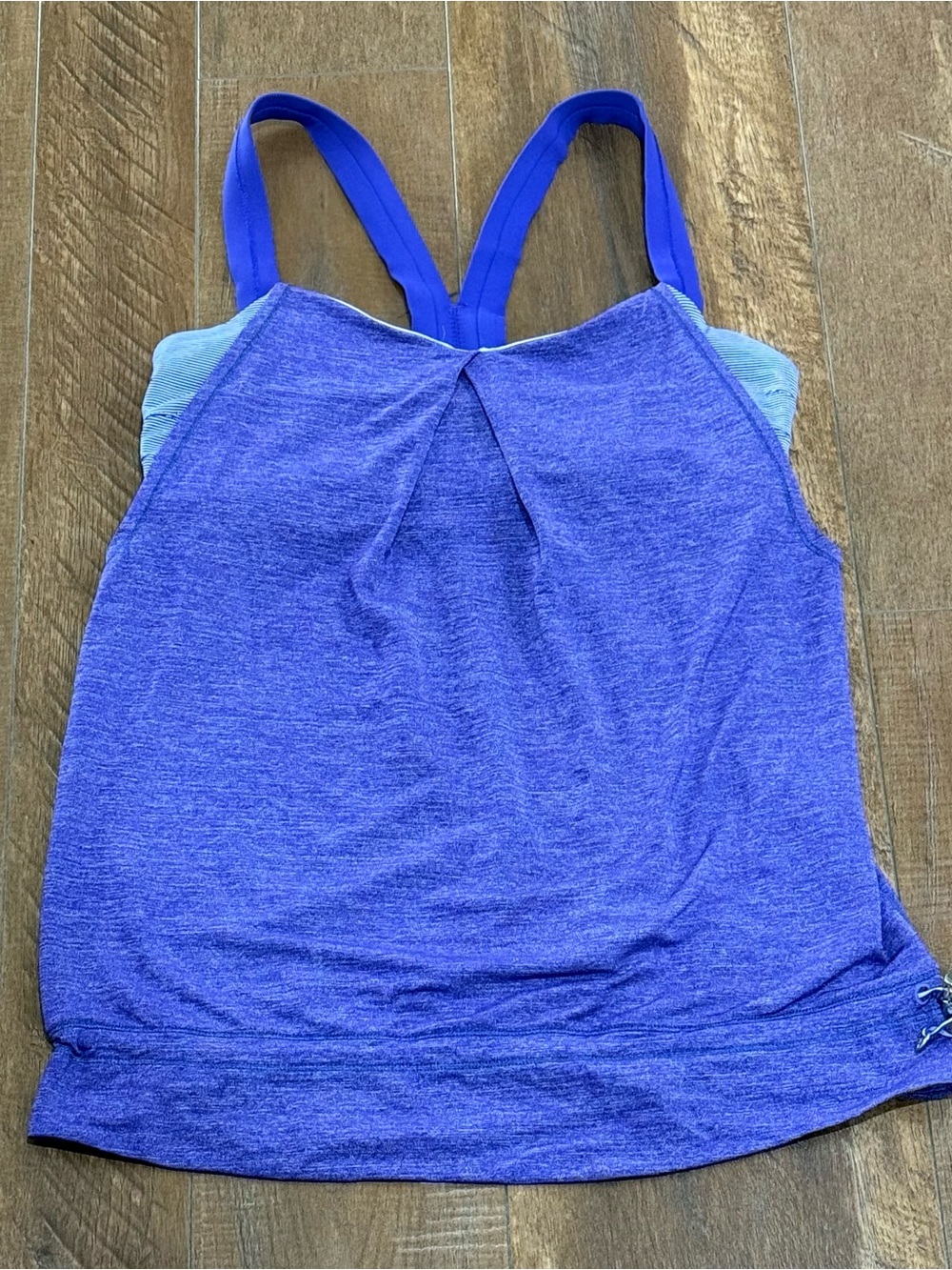 lululemon athletica Heather Purple Cami Tank with Built-In Shelf Bra